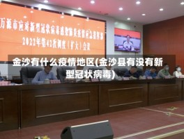 金沙有什么疫情地区(金沙县有没有新型冠状病毒)