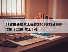 31省份新增本土确诊250例／31省份新增确诊22例 本土9例